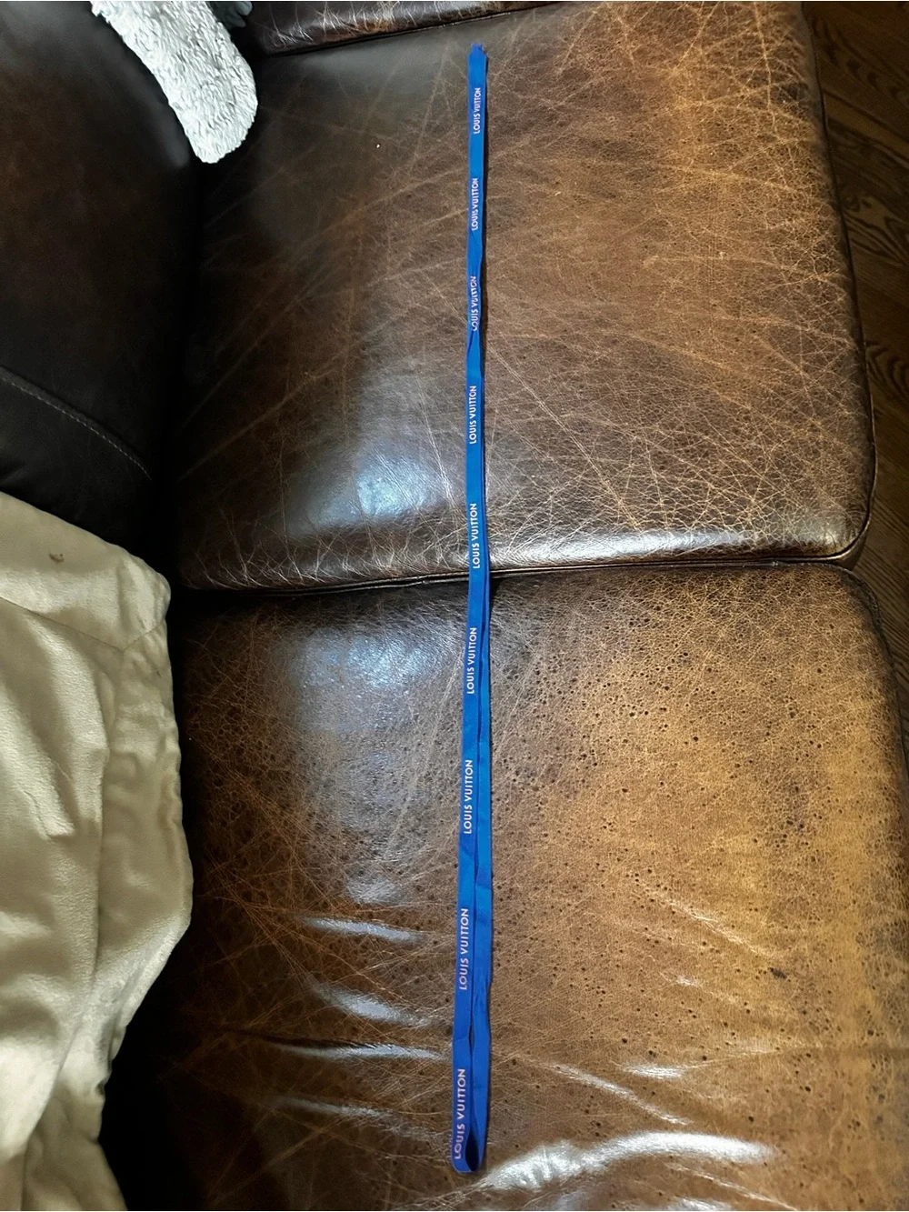 LOUIS VUITTON Blue Ribbon Accent